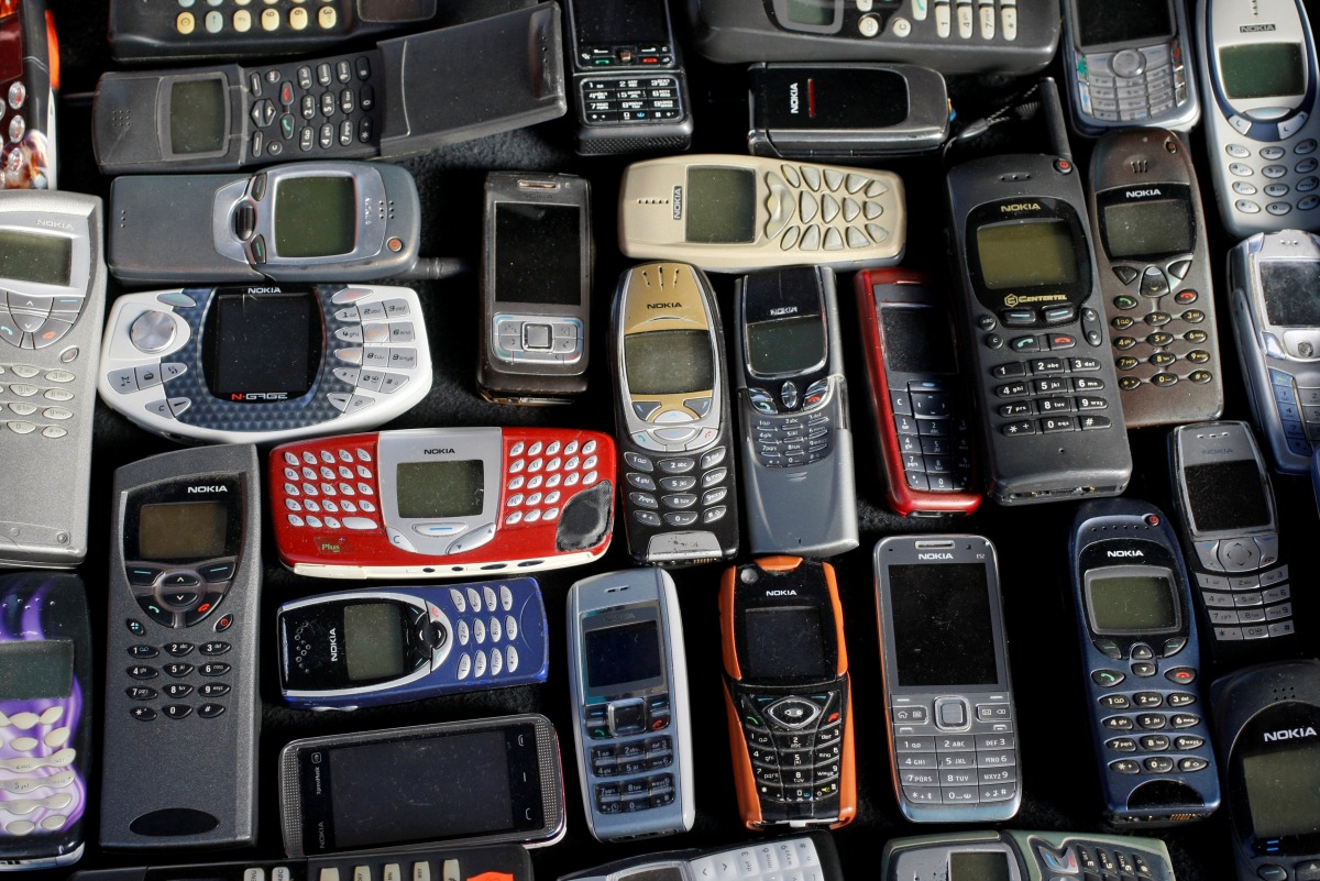 A collection of old Nokia mobile phones is pictured in this file photo illustration, May 8, 2012. Reuters / Kacper Pempel