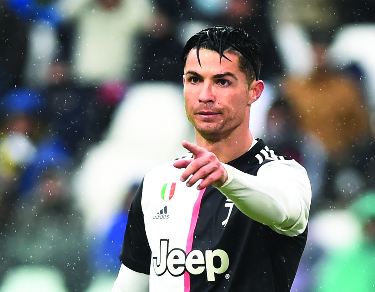 Juventus’ Cristiano Ronaldo during the  Serie A maatch against  US Sassuolo at the Allianz Stadium, Turin, Italy, December 1, 2019. Reuters/Massimo Pinca
