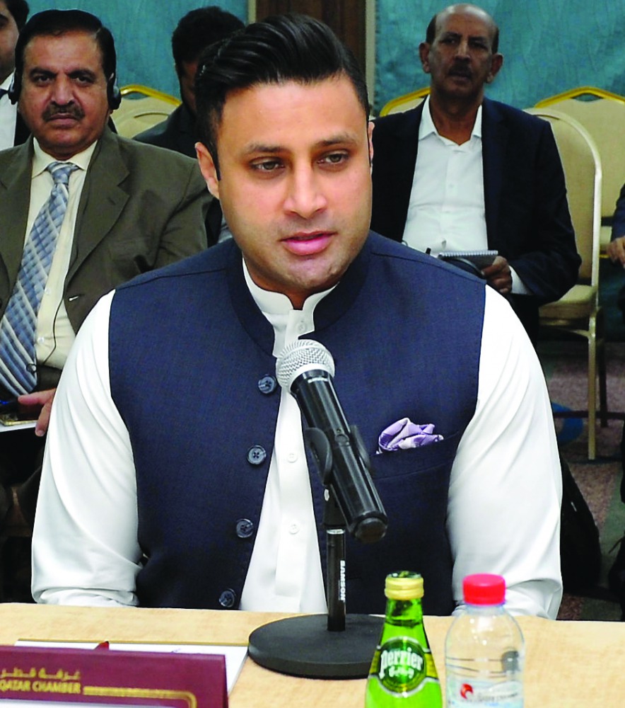 Syed Zulfiqar Abbas Bukhari, Minister of State, Special Assistant to the Prime Minister on Overseas Pakistanis & HRD. Pic: Abdul Basit/The Peninsula