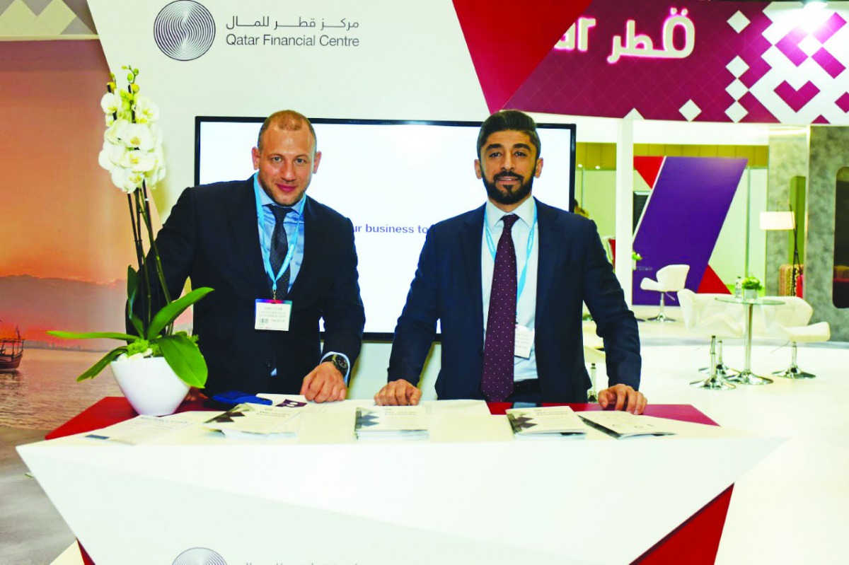 Jassim Al-Muftah, Director of Marketing and Corporate Communications and Daniel Ocean, Senior Business Adviser to the CEO at Going Global Live 2019 in London.