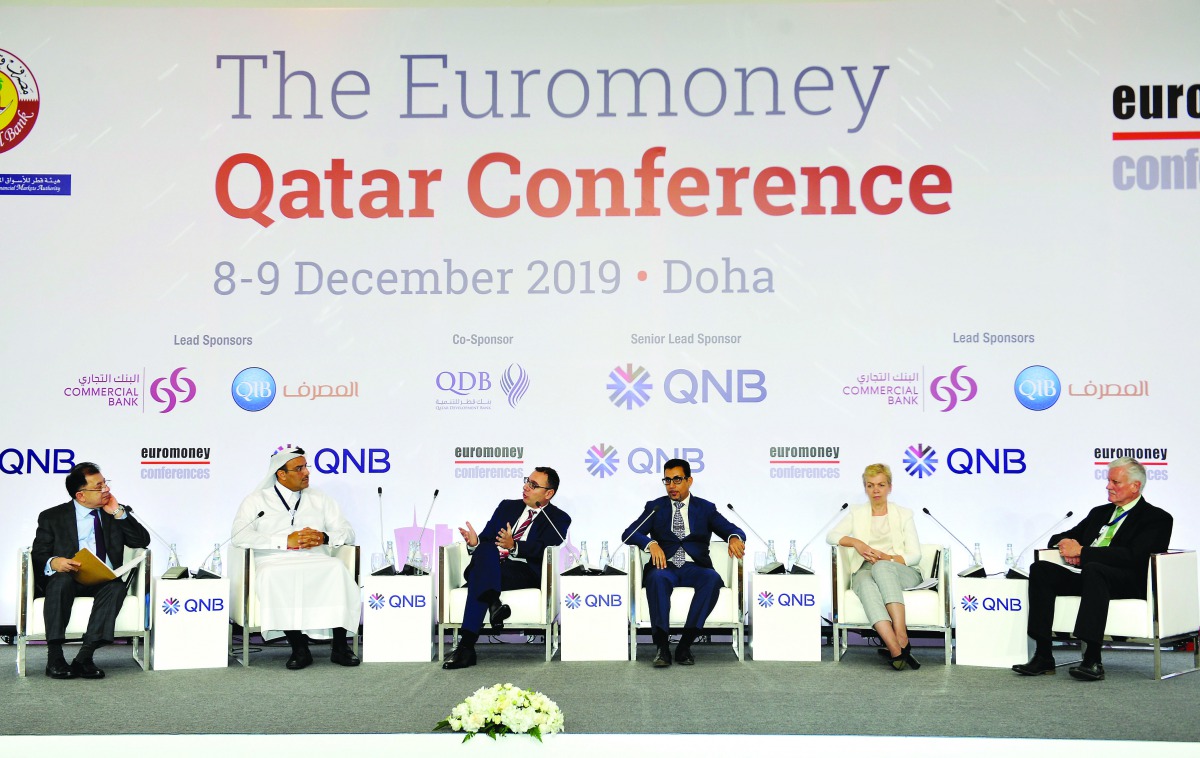 FROM LEFT: Sarkis Yoghourtdjian, Former Advisor and Assistant Director for Supervision and Regulation, Federal Reserve Board; Khalid Abdulla Al Mana, Executive Director of Business Finance, Qatar Development Bank; Constantinos Constantinides, Chief Strate