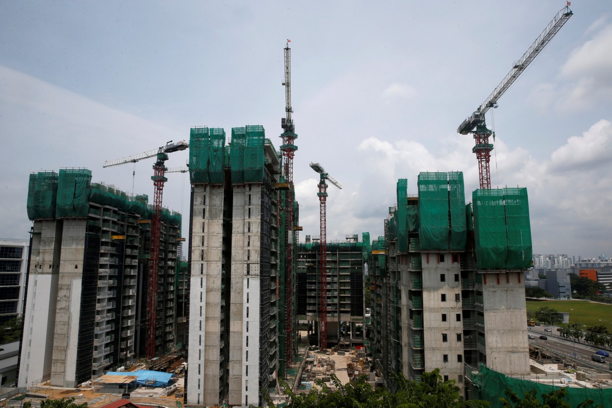 FILE PHOTO: A general view of the Sims Urban Oasis condominium construction site, August 29, 2016. Reuters / Edgar Su