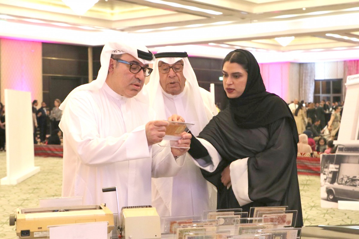 Alfardan Group Chairman Hussain Ibrahim Alfardan (centre); the President and CEO of Alfardan Group Omar Hussain Alfardan (left), and the PR and Communications Manager of Alfardan Group, Sara Fahad Alfardan, during the event.