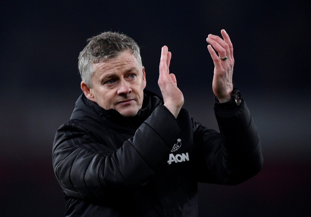 Manchester United manager Ole Gunnar Solskjaer. REUTERS/Toby Melville