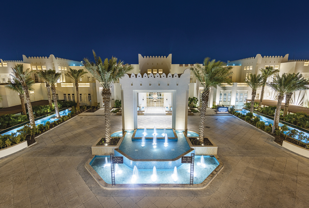 A view of Al Messila Wellness Retreat.