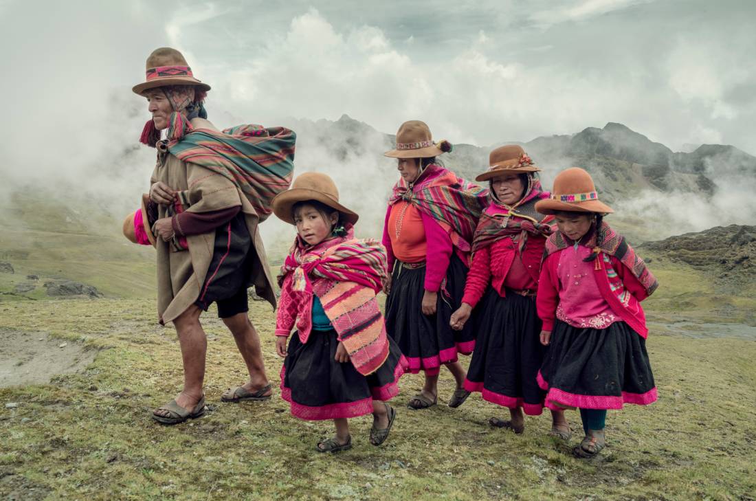 Q’ero tribe in the Andes, Peru, 2018. Handout photo via Jimmy Nelson