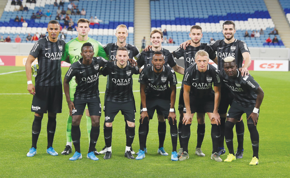 The players of Belgian club K.A.S. Eupen. 
