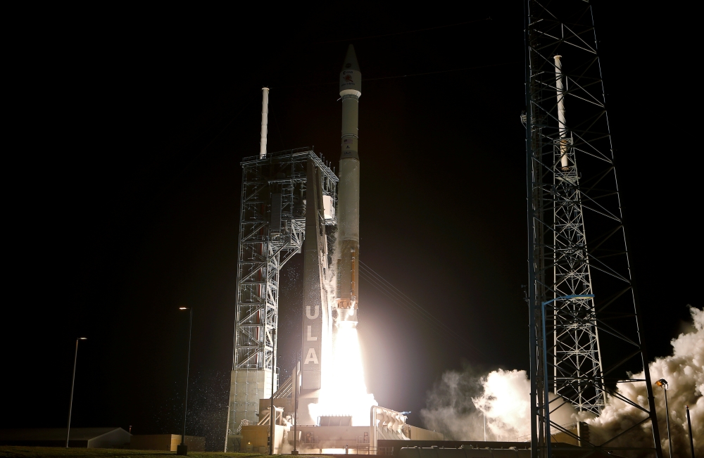 The Solar Orbiter spacecraft, built for NASA and the European Space Agency, lifts off from pad 41 aboard a United Launch Alliance Atlas V rocket at the Cape Canaveral Air Force Station in Cape Canaveral, Florida, U.S., February 9, 2020. Reuters / Steve Ne