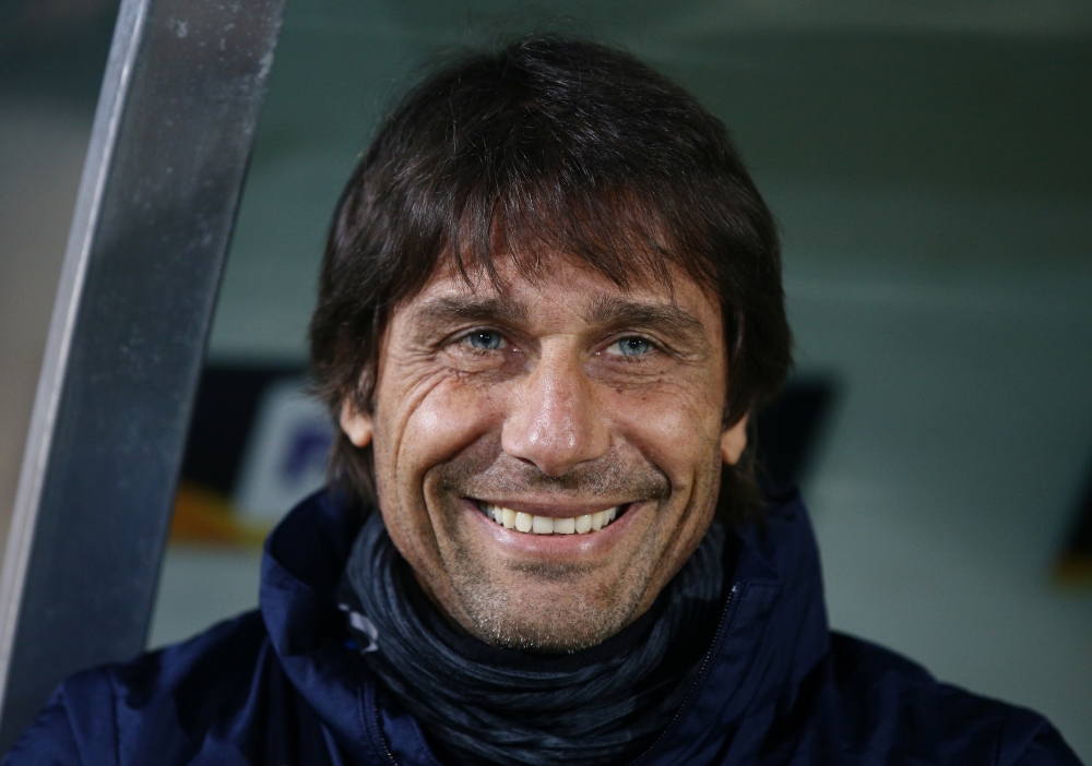 Inter Milan coach Antonio Conte. REUTERS/Stoyan Nenov
