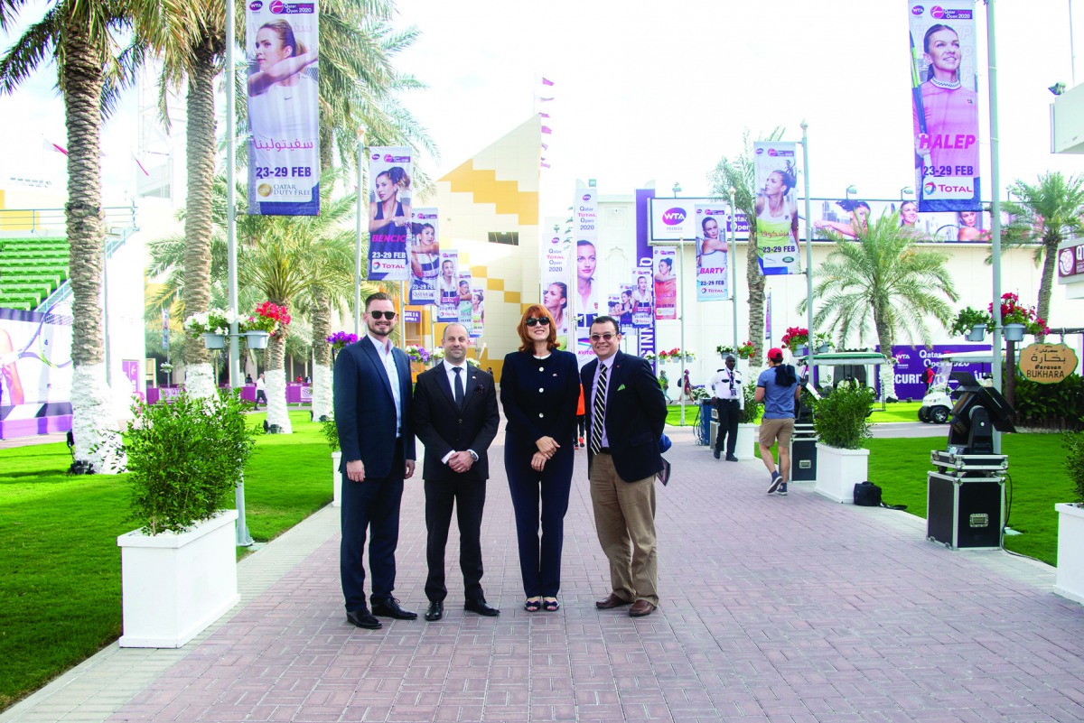 FROM LEFT: Jacob Burke, Chairman of the Canadian Business Council Qatar and Managing Director of The Look Company; Maher Doleh, Counsellor (Commercial) at the Canadian Embassy in Qatar; Stefanie McCollum, Ambassador of Canada to the State of Qatar; and Ah