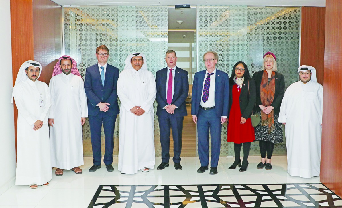 The General Tax Authority officials posing with the visiting delegates from Her Majesty Revenue & Customs (HMRC), UK. 