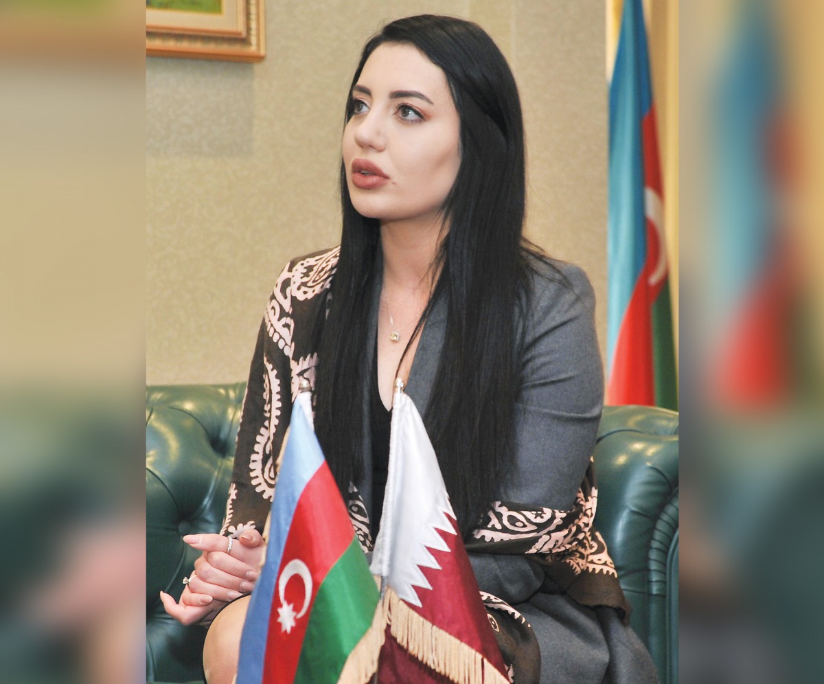 Leyla Mammadova, Chairperson, Agro Procurement and Supply, during the interview with The Peninsula. Pic: Baher Amin/The Peninsula