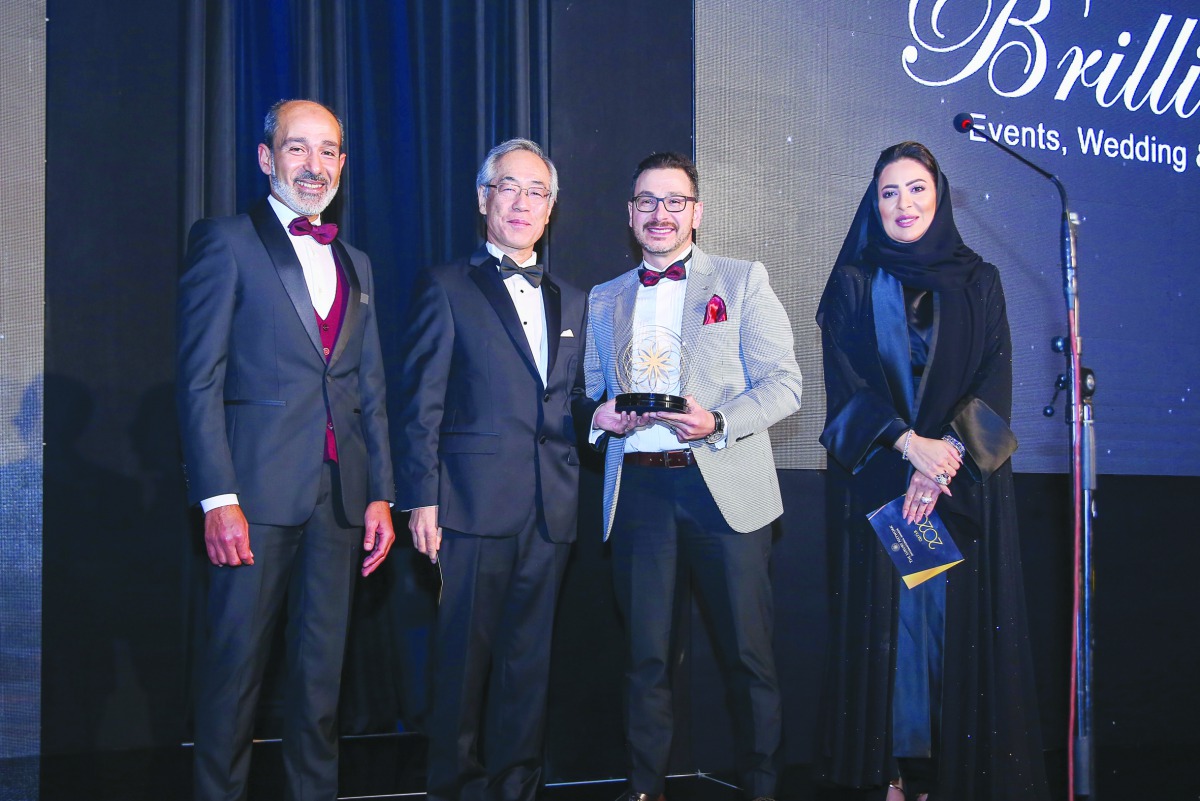 Amal Ameen (right) with other officials at Lexus AAB’s ‘The Luxury Network International Award Ceremony’, recently.