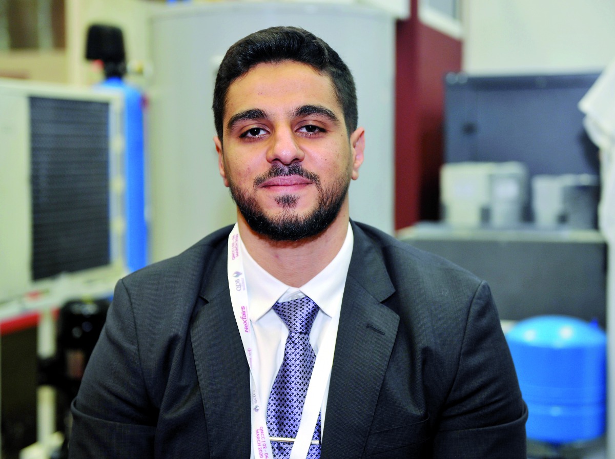 Omar Halawa, Business Development Manager of Tadmur Trading. Pic: Abdul Basit/ The Peninsula 