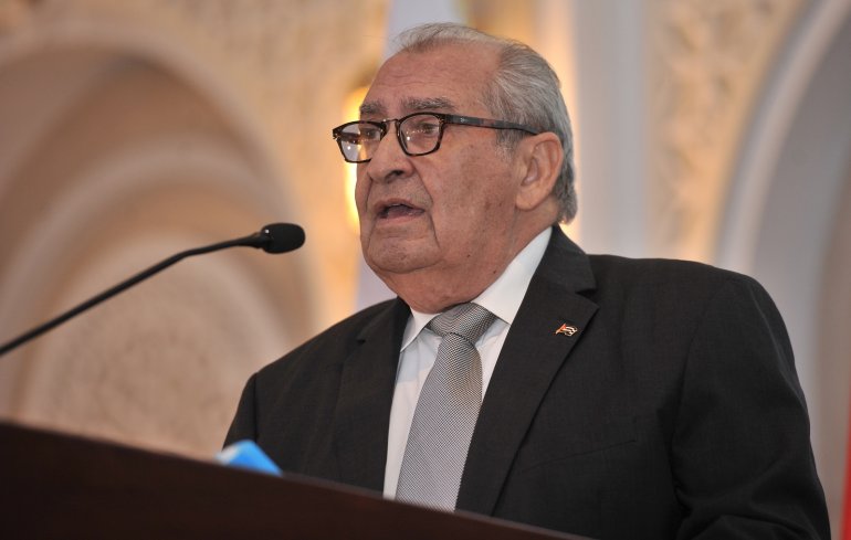 Eumelio Caballero Rodríguez, Ambassador of Cuba to Qatar.
