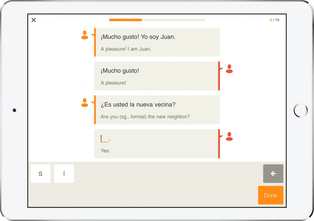 A team of 150 linguists and teachers created the content for Babbel, a language-learning app with more than a dozen options. MUST CREDIT: Babbel handout
