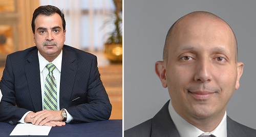 Dr. Ahmed Ali Attiga, Chief Executive Officer of Apicorp (left) and Dr. Sherif Elsayed Ayoub, Chief Financial Officer of Apicorp