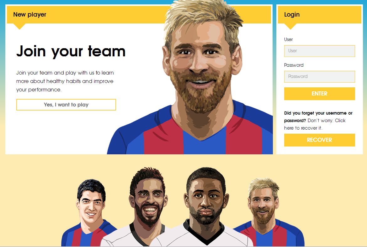 A screenshot from the website