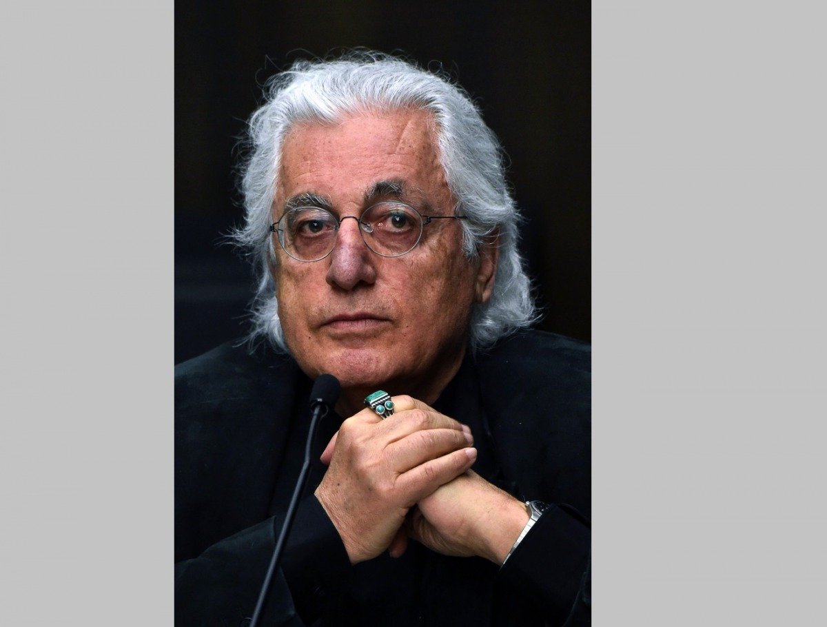 (FILES) In this file photo taken on May 02, 2015, then Italian director of the Prada Foundation, Germano Celant attends a press conference at the foundation's new venue in Milan. AFP / Giuseppe Cacace 