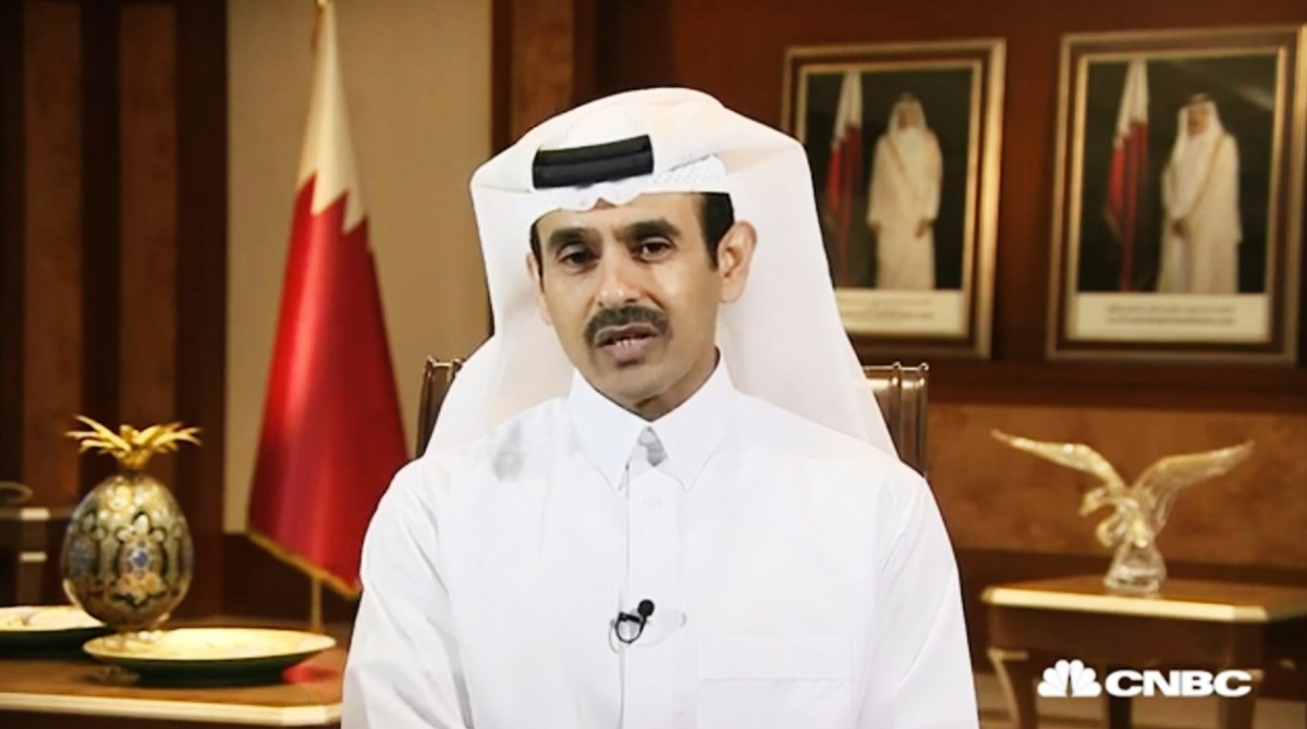 H E Saad bin Sherida Al Kaabi, Minister of State for Energy Affairs and President and CEO of Qatar Petroleum, during the interview with CNBC International.