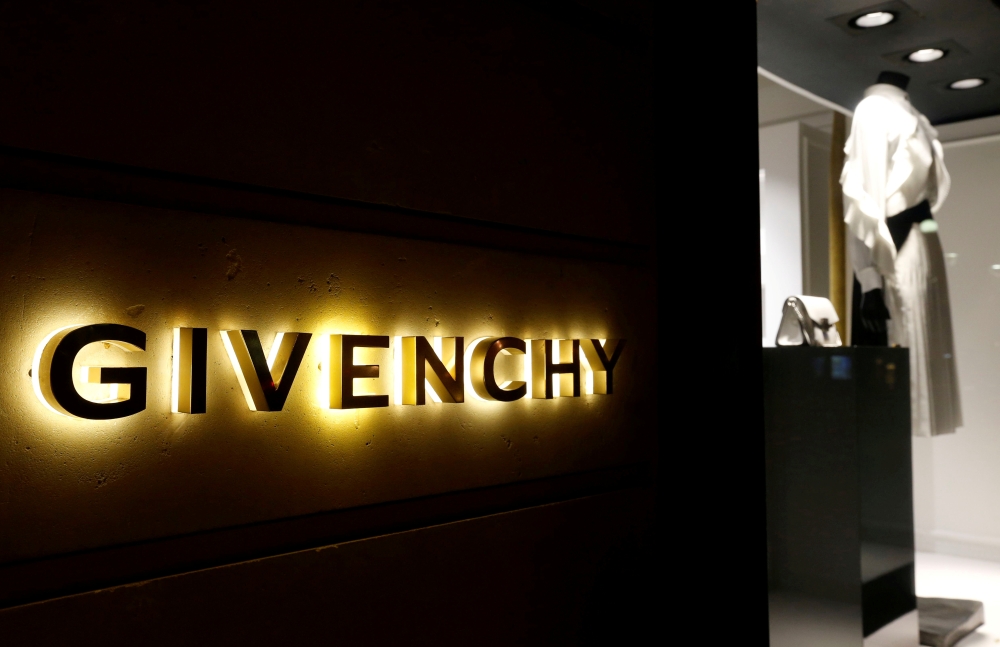 Outside view of a French fashion house Givenchy's shop in Paris, France, August 5, 2018. Picture taken August 5, 2018. REUTERS/Regis Duvignau/File Photo