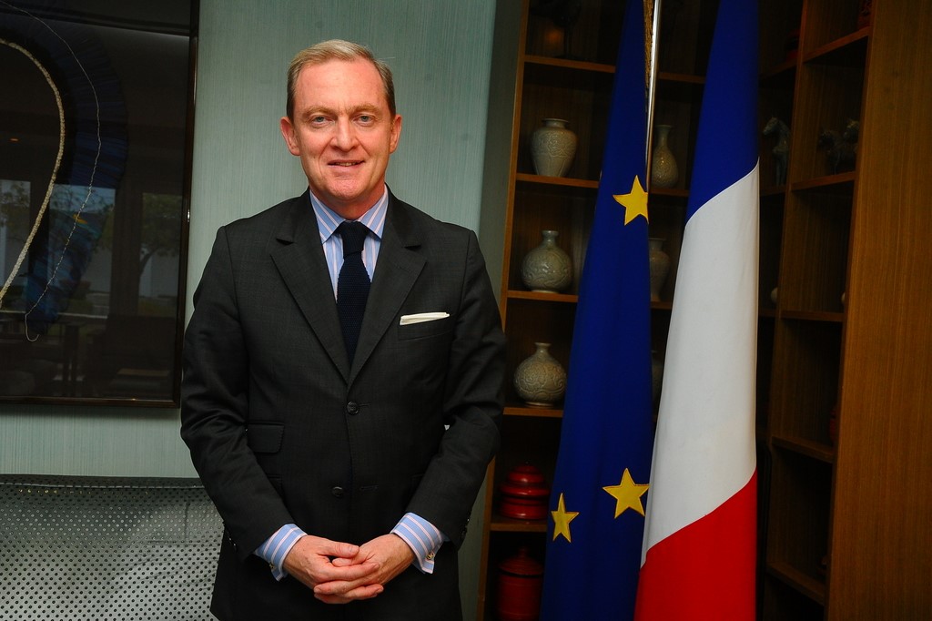 Franck Gellet, the Ambassador of France to Qatar                   