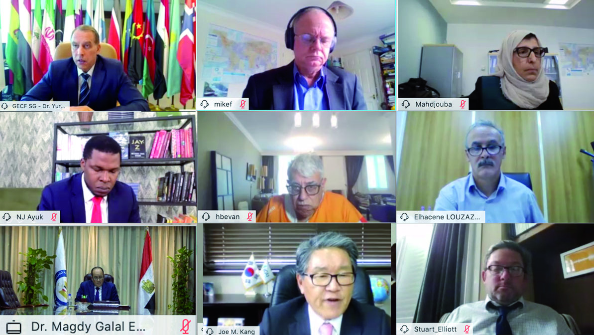 The energy industry leaders attending 3rd GECF Annual Workshop.