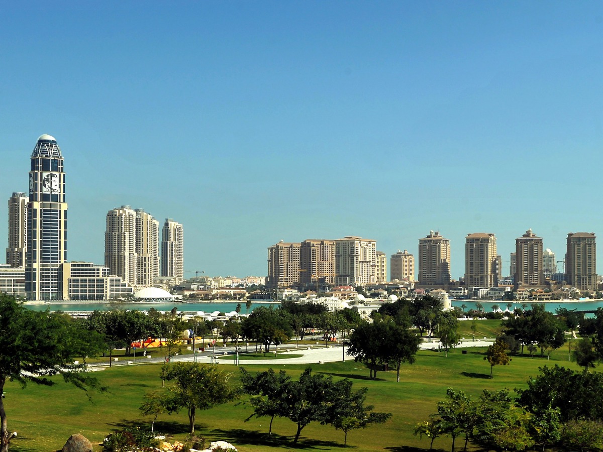 File photo of Pearl Qatar buildings. Abdul Basit / The Peninsula  
