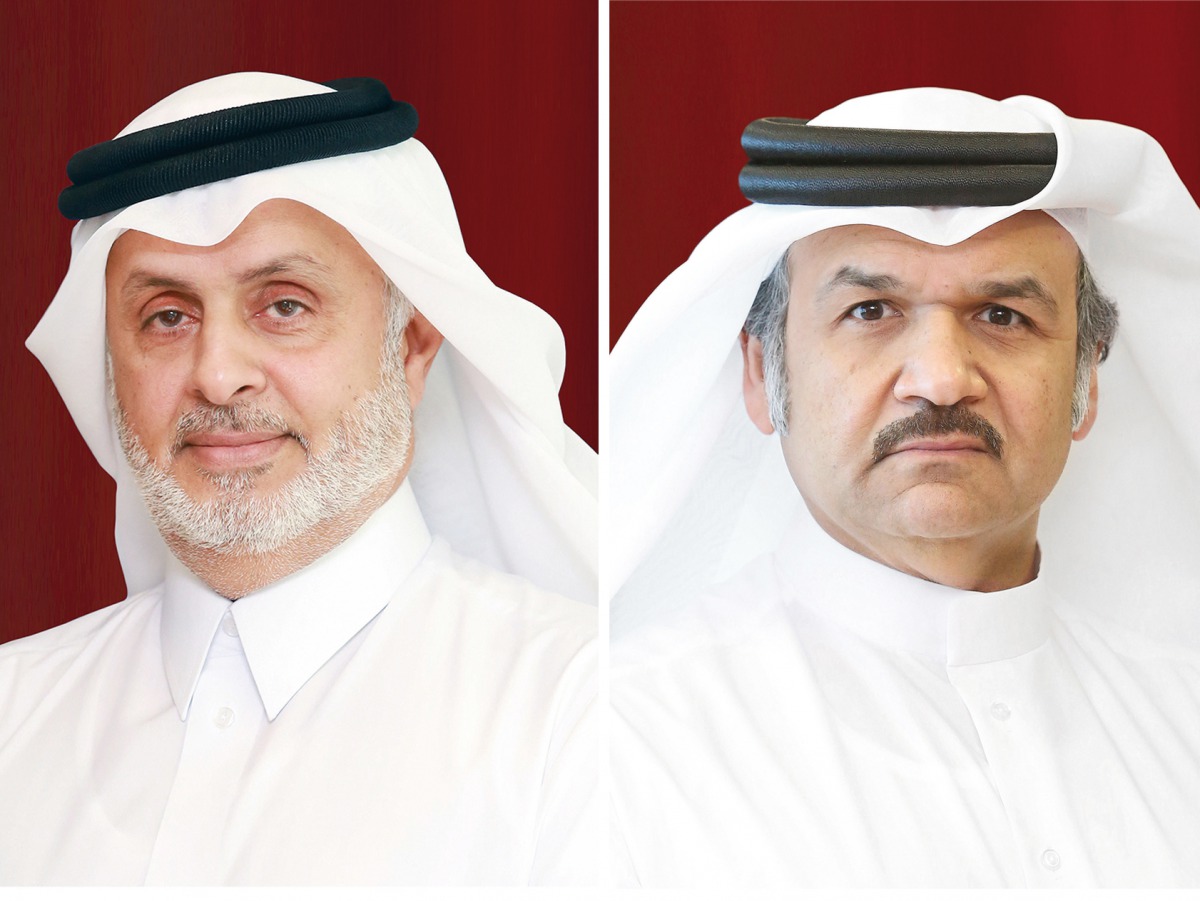 Turki bin Mohammed Al Khater, UDC Chairman (left) and Ibrahim Jassim Al Othman, UDC President and Chief Executive Officer and Member of the Board