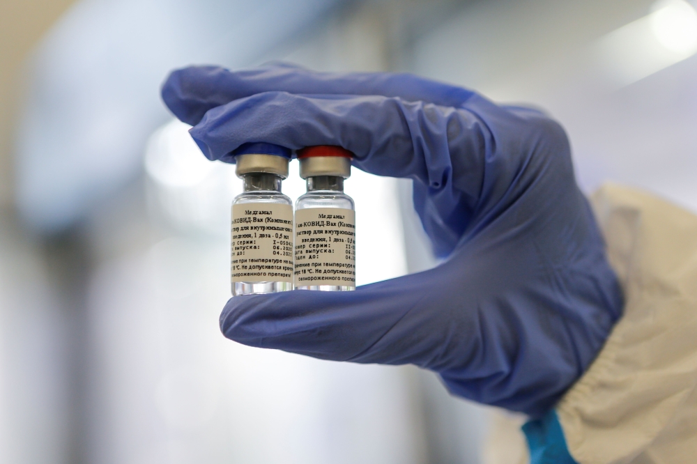 The vaccine against the COVID-19 coronavirus disease, developed by the Gamaleya Research Institute of Epidemiology and Microbiology.