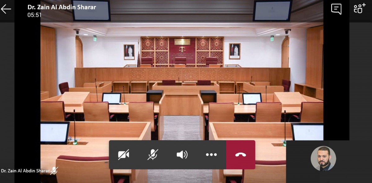 The QICDRC MoJ Training room.