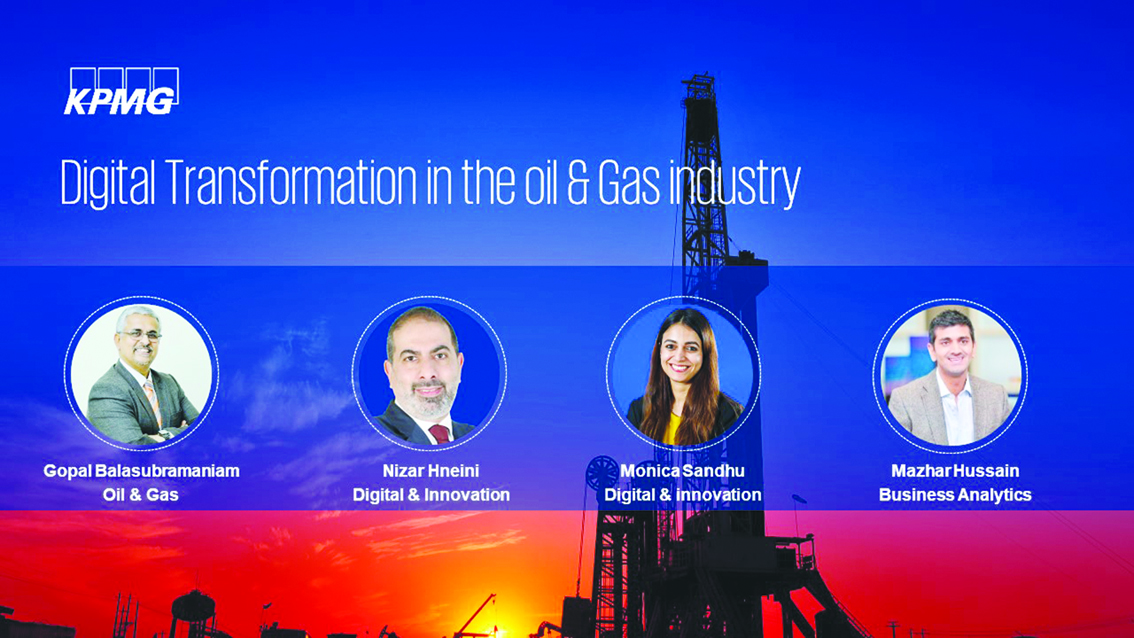 Top KPMG officials who spoke during the webinar, held recently.  