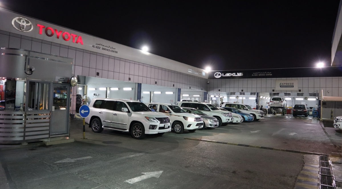 AAB’s Toyota and Lexus Service Center at Al Aziz.