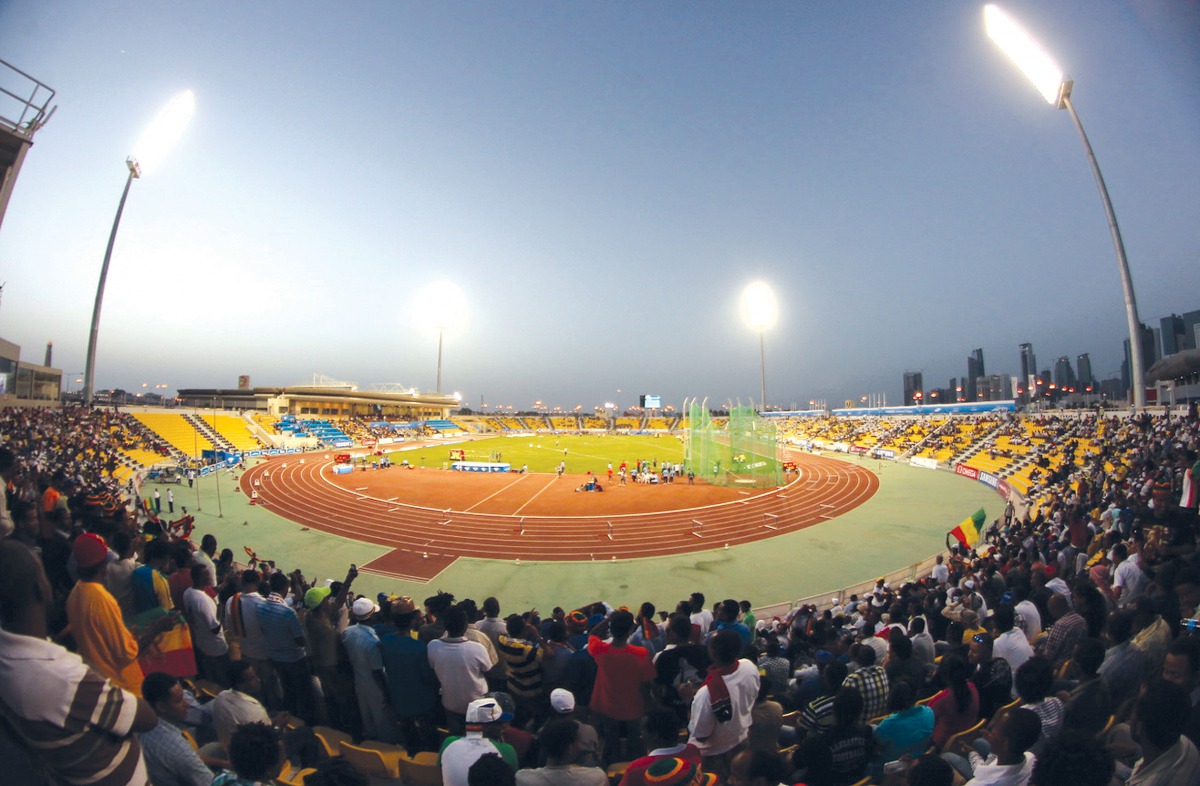 A file photo of Qatar SC Stadium during an earlier edition of the Doha Diamond League. 