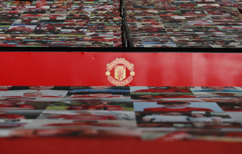 General view inside the stadium before the match Pool via REUTERS/Martin Rickett/File Photo