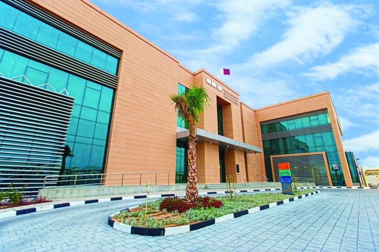 An external view of Qatar Business Incubation Center’s headquarters in the New Industrial Area.