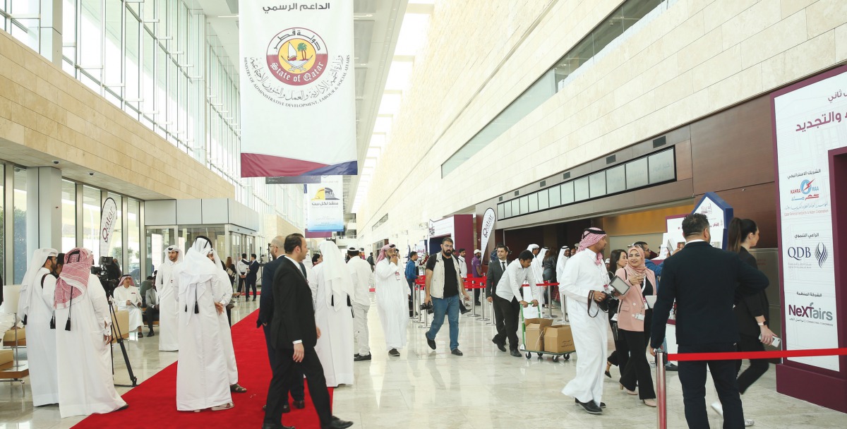 Participants at the first edition of the ‘Build Your House 2020’ exhibition in Doha in March. 