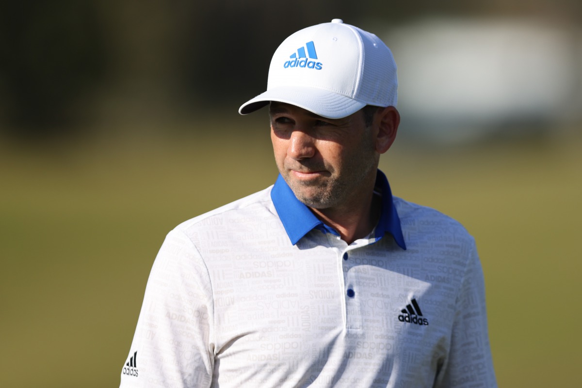 HOUSTON, TEXAS - NOVEMBER 06: Sergio Garcia of Spain looks on during the second round of the Houston Open at Memorial Park Golf Course on November 06, 2020 in Houston, Texas. Carmen Mandato/Getty Images/AFP
