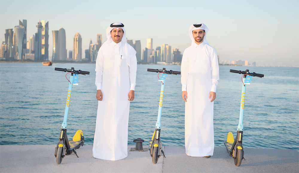 Mahday Saad Al Hebabi (left) and Mohammed Al Mohannadi