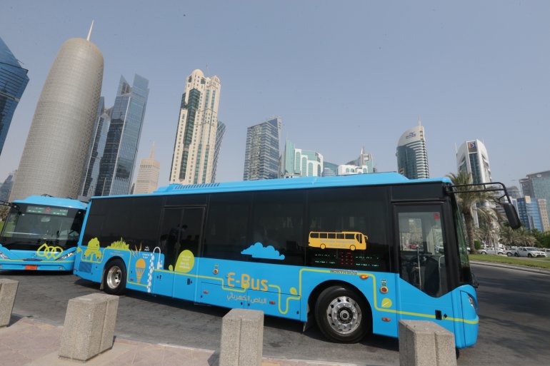 File picture of electric buses used for representation 