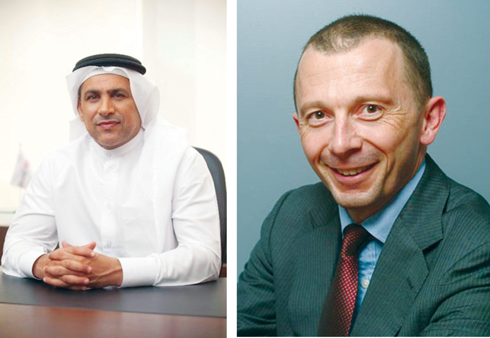 Abdul Hakeem Mostafawi (left), CEO at HSBC Qatar and Simon Williams, HSBC’s Chief Economist for Central & Eastern Europe, Middle East and Africa (CEEMEA)