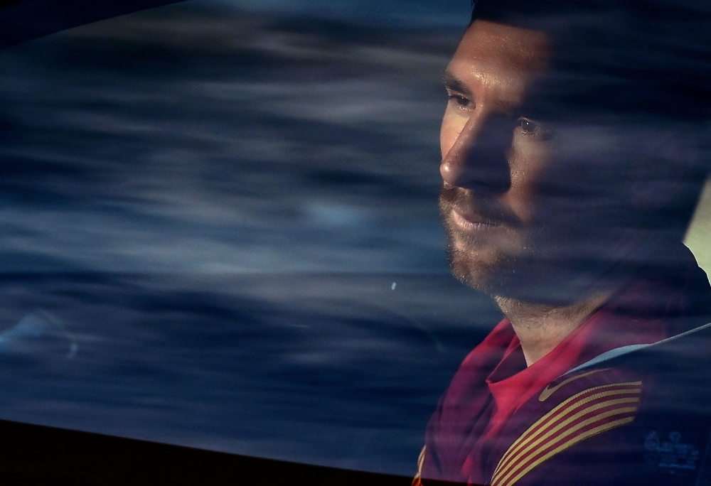 FILE PHOTO: Barcelona's Argentinian forward Lionel Messi. AFP / LLUIS GENE
