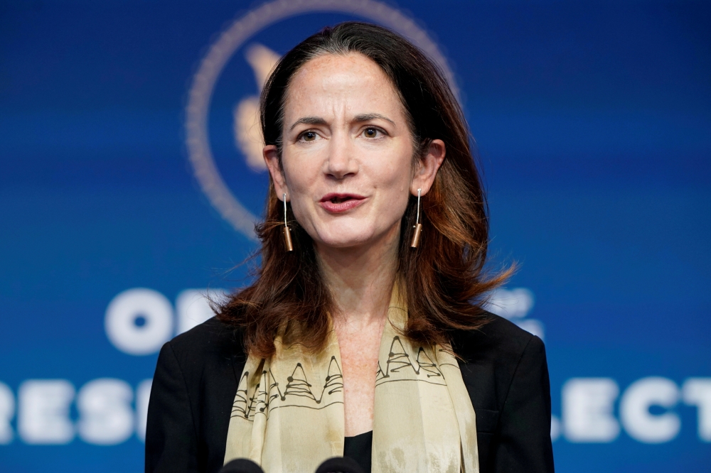 President-elect Joe Biden's nominee to be Director of National Intelligence Avril Haines. Reuters/Joshua Roberts/File Photo
