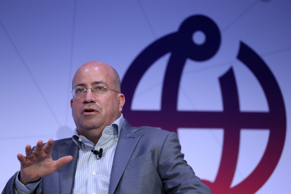 CNN President Jeff Zucker attends a keynote event at the Mobile World Congress in Barcelona, Spain, February 26, 2018. REUTERS/Sergio Perez/File Photo