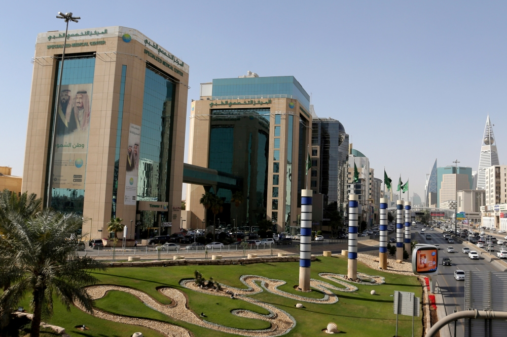 Buildings are seen in Riyadh, Saudi Arabia February 16, 2021. REUTERS/Ahmed Yosri//File Photo