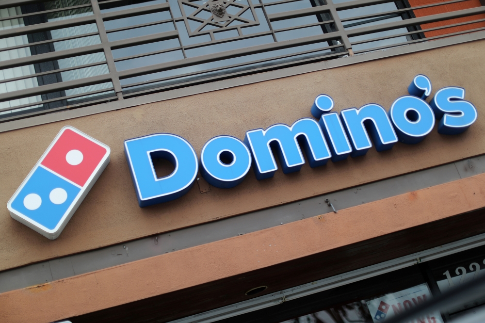  A Domino's Pizza restaurant is seen in Los Angeles, California, U.S. July 18, 2018. REUTERS/Lucy Nicholson/File Photo