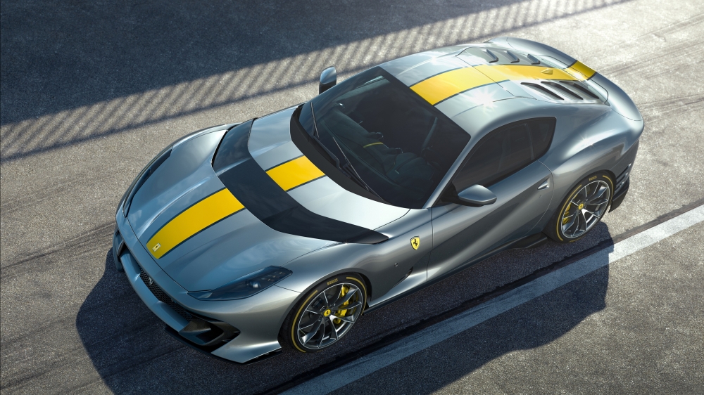 Ferrari's latest limited-edition special series is seen in this handout photo obtained by Reuters on April, 21, 2021. Ferrari/Handout via REUTERS