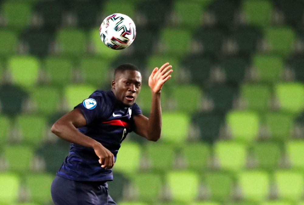 France's Ibrahima Konate in action Reuters/Bernadett Szabo/File Photo