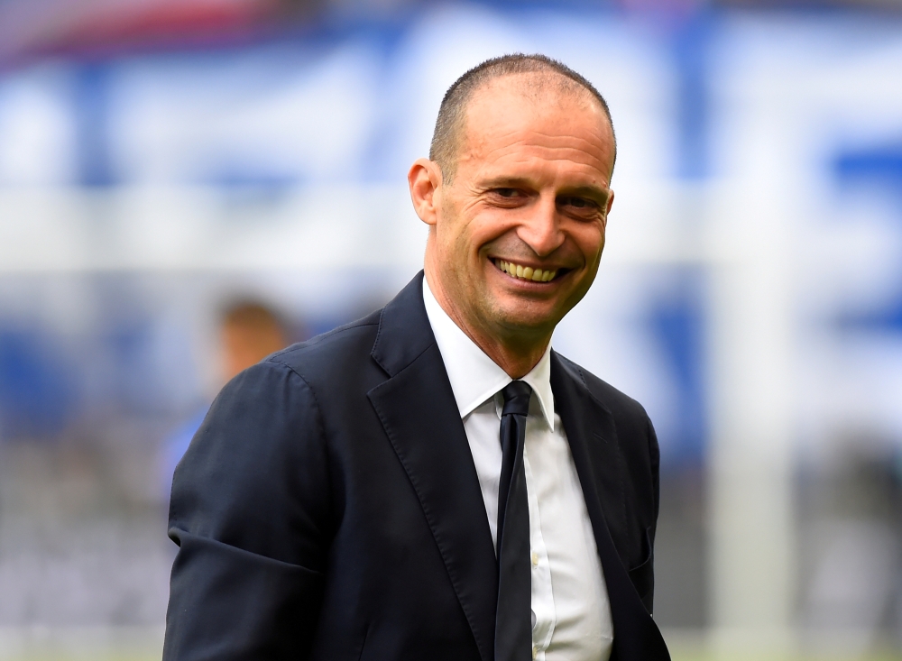 Juventus coach Massimiliano Allegri before the match REUTERS/Massimo Pinca/File Photo