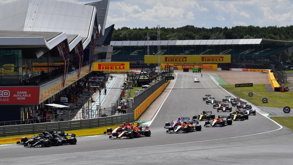 August 2, 2020 General view at the start of the race Pool via REUTERS/Ben Stansall/File Photo